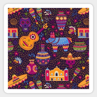 Mexico colorful pattern Sticker